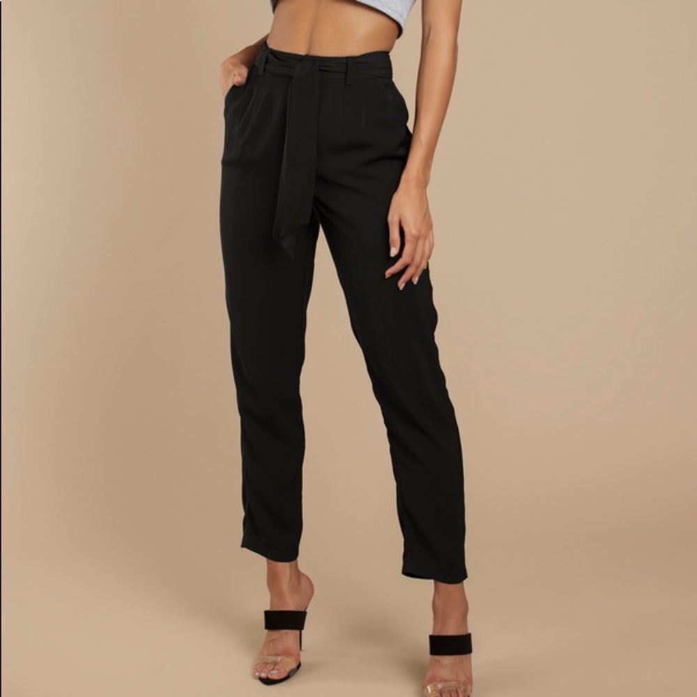 Tobi Nobody’s business black tapered pants